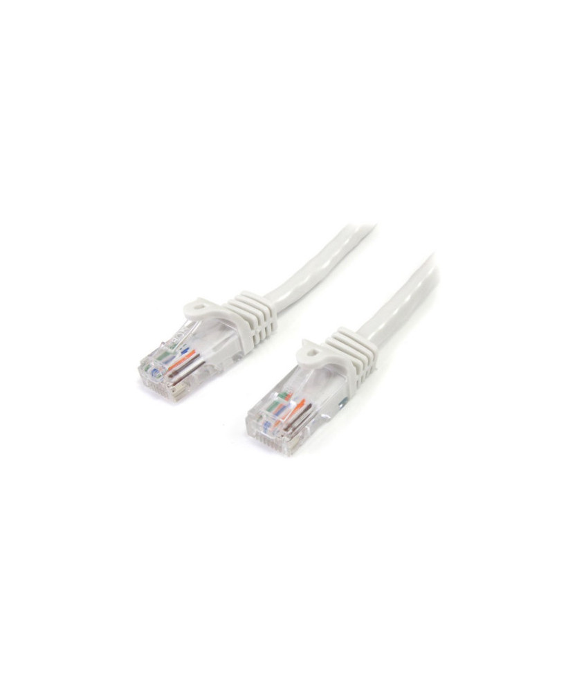 Buy StarTech 5m Cat5e Patch Cable with Snagless RJ45 Connectors 45PAT5MWH in White