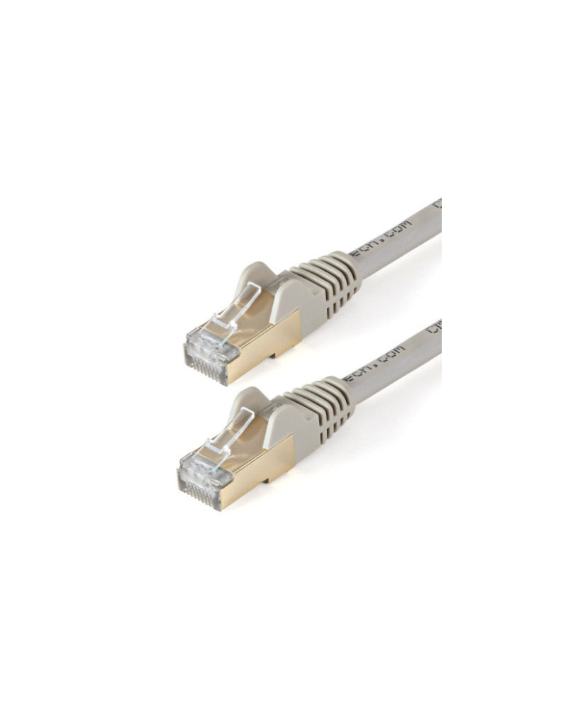 Buy StarTech 7.5m Cat6a Patch Cable Shielded Snagless Connector 6ASPAT750CMGR in Grey