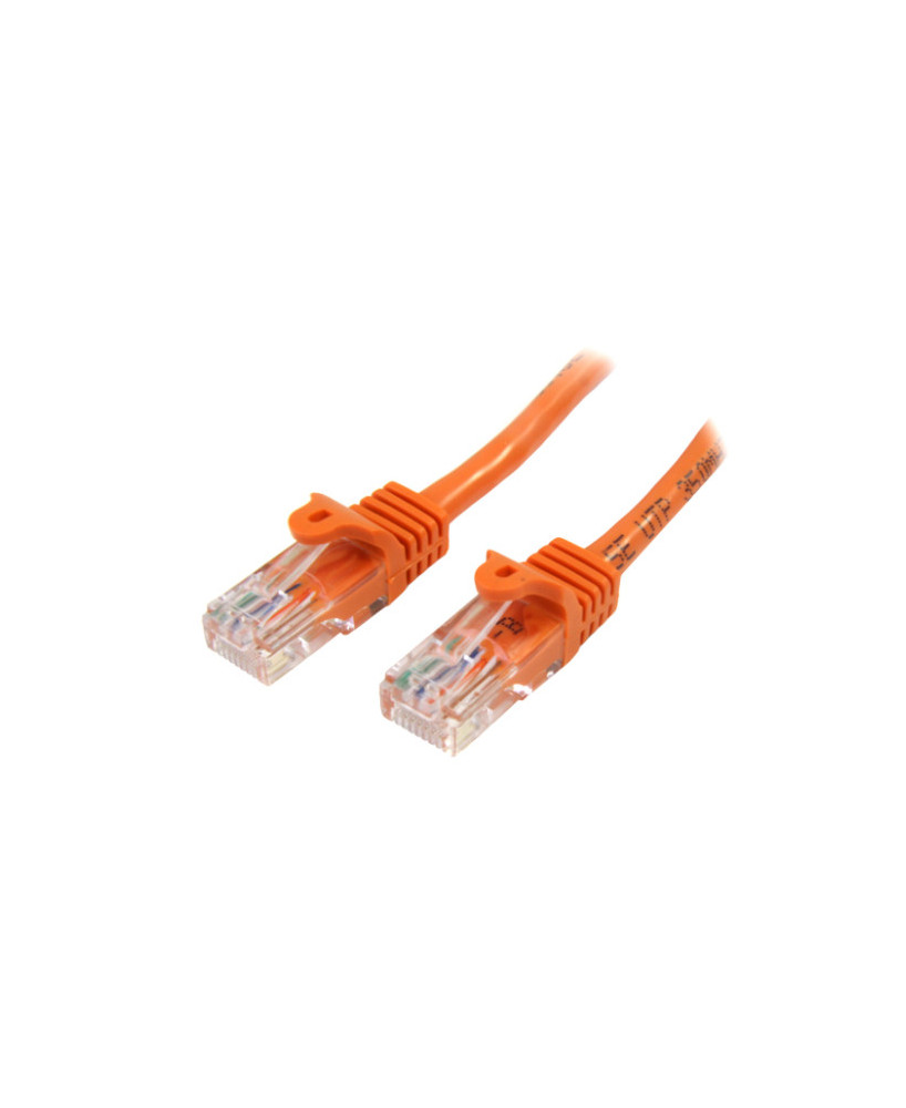 Buy StarTech 2m Cat5e Ethernet Patch Cable with Snagless RJ45 Connectors 45PAT2MOR in Orange