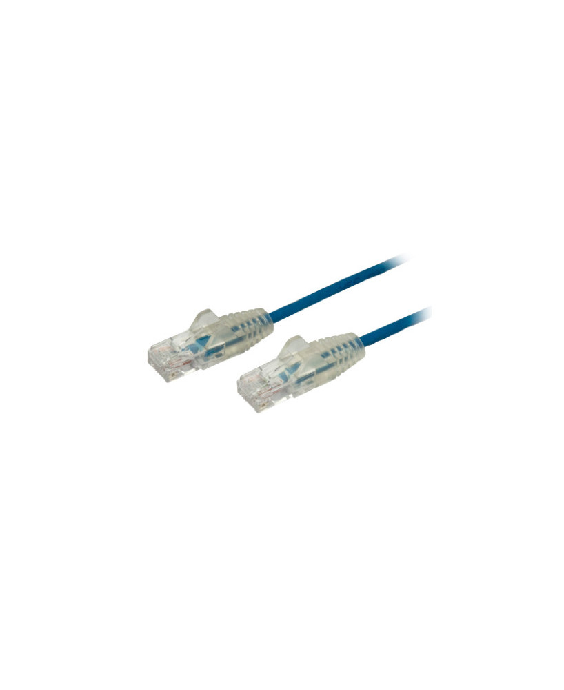 Buy StarTech 2.5m Slim Cat6 Snagless Patch Cable N6PAT250CMBLS in Blue