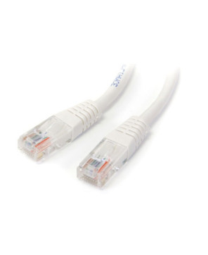 Buy StarTech 15m Cat5e Molded RJ45 UTP Patch Cable Cord M45PAT15MWH in White