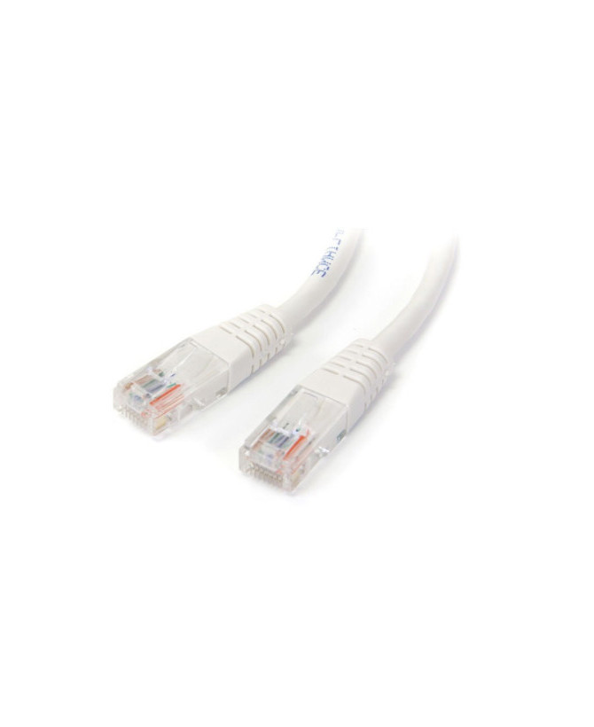 Buy StarTech 15m Cat5e Molded RJ45 UTP Patch Cable Cord M45PAT15MWH in White