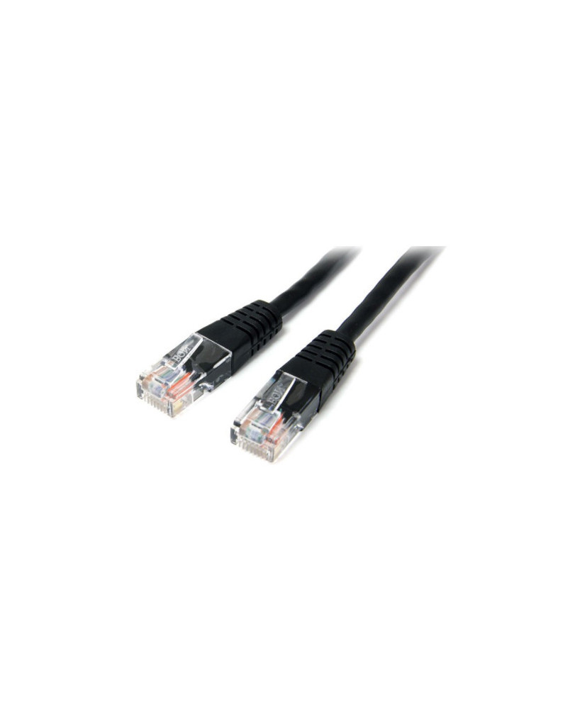 Buy StarTech 15m Cat5e Patch Cable with Molded RJ45 Connectors M45PAT15MBK in Black