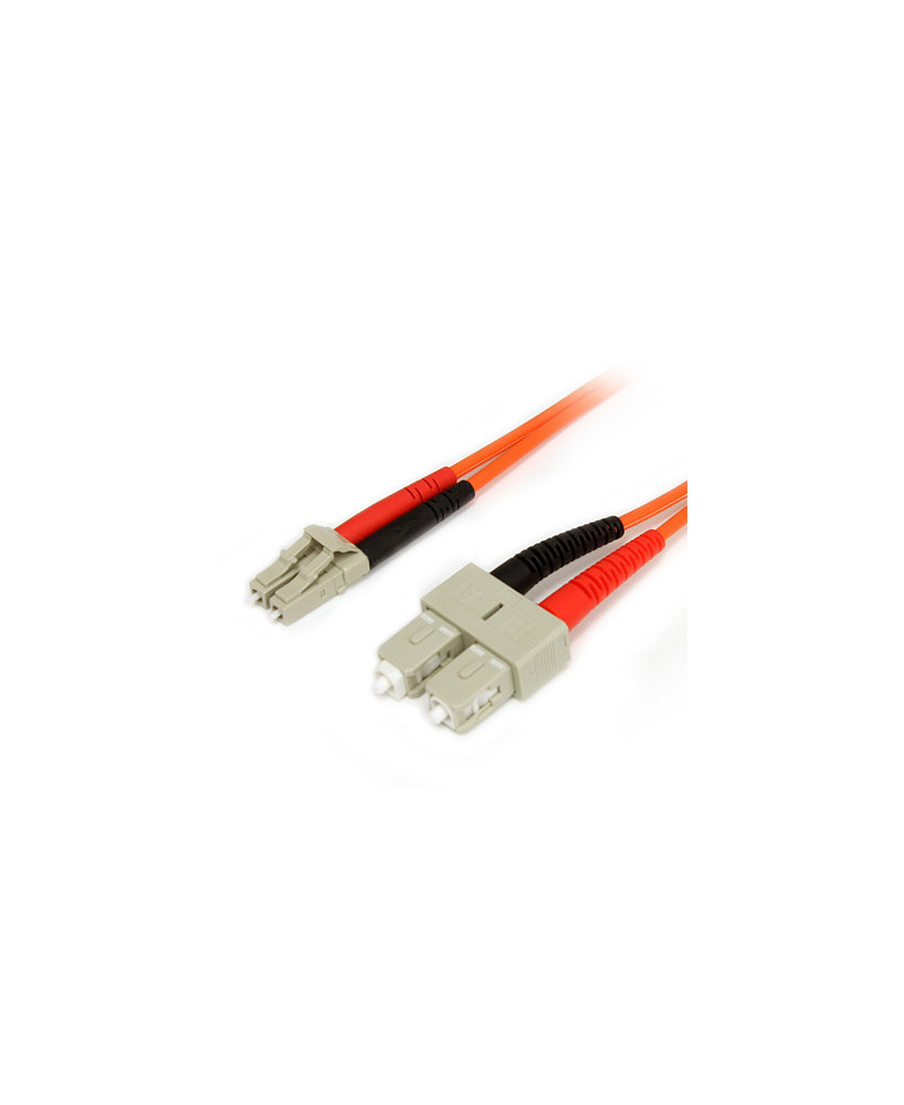 Buy StarTech 2m Multimode 62.5/125 Duplex Fiber Patch Cable LC SC FIBLCSC2