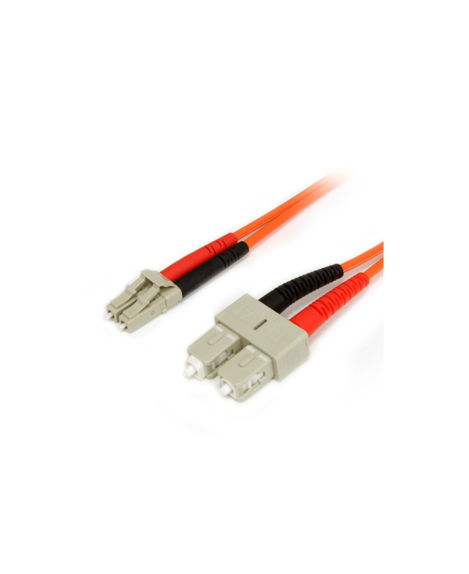 Buy StarTech 2m Multimode 62.5/125 Duplex Fiber Patch Cable LC SC FIBLCSC2