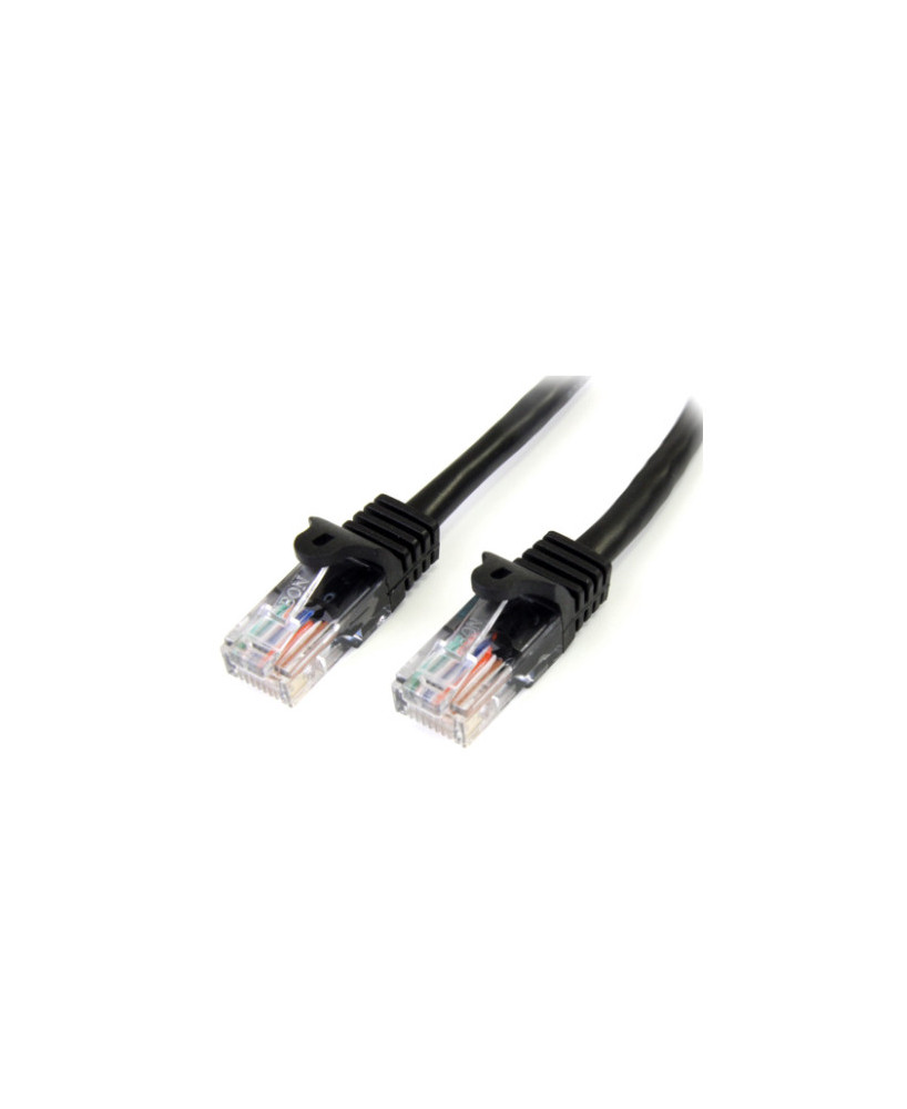 Buy StarTech 10m Cat5e Ethernet Patch Cable with Snagless RJ45 Connectors 45PAT10MBK in Black