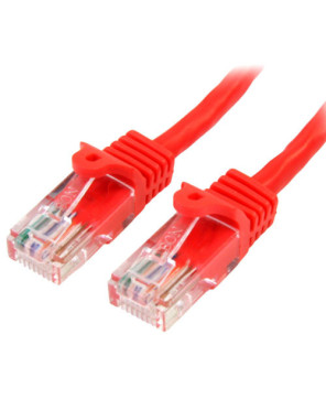 StarTech 2m Cat5e Patch Cable with Snagless RJ45 Connectors in Red 45PAT2MRD for Network Device