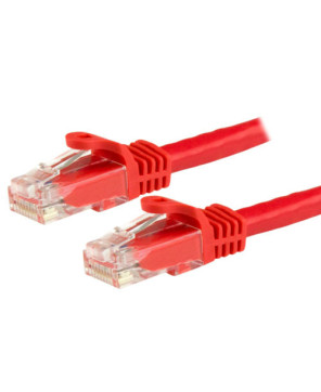 Buy StarTech 7.5m CAT6 Ethernet Cable in Red N6PATC750CMRD for Network Device