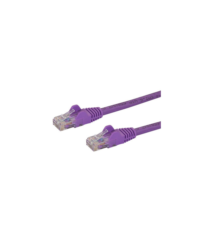 Buy StarTech Cat5e Ethernet Patch Cable with Snagless RJ45 Connectors in Purple 45PAT10MPL for Network Device