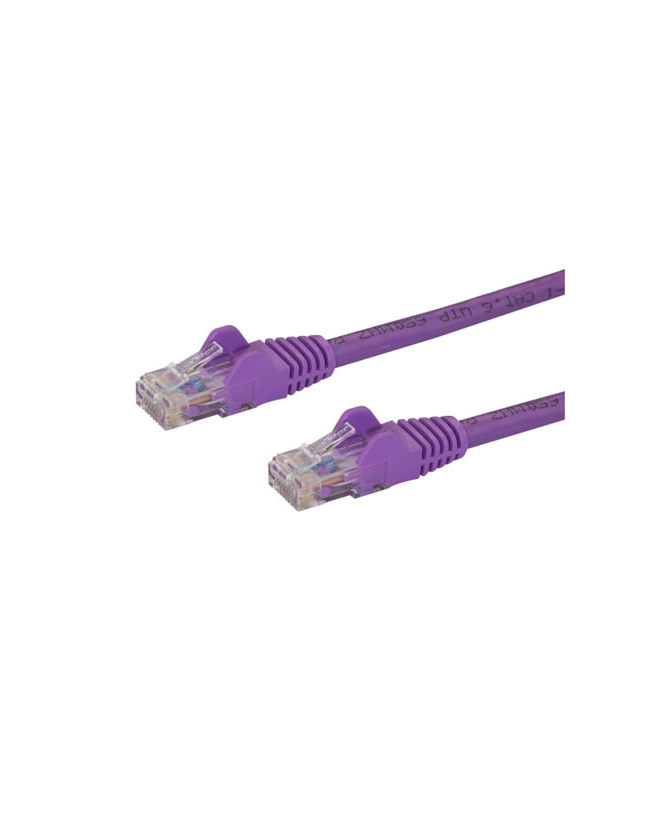 Buy StarTech Cat5e Ethernet Patch Cable with Snagless RJ45 Connectors in Purple 45PAT10MPL for Network Device