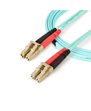 Buy Startech Aqua 2m 6 ft 100 Gb OM4 Duplex Multimode Fiber Patch Cable 450FBLCLC2