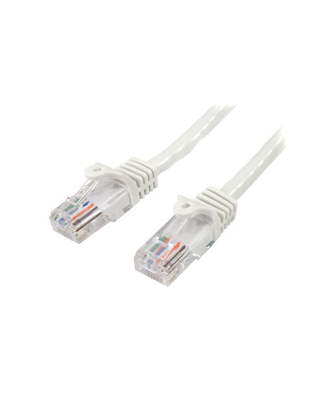 Buy StarTech 7m Cat5e Ethernet Patch Cable with Snagless RJ45 Connectors 45PAT7MWH in White