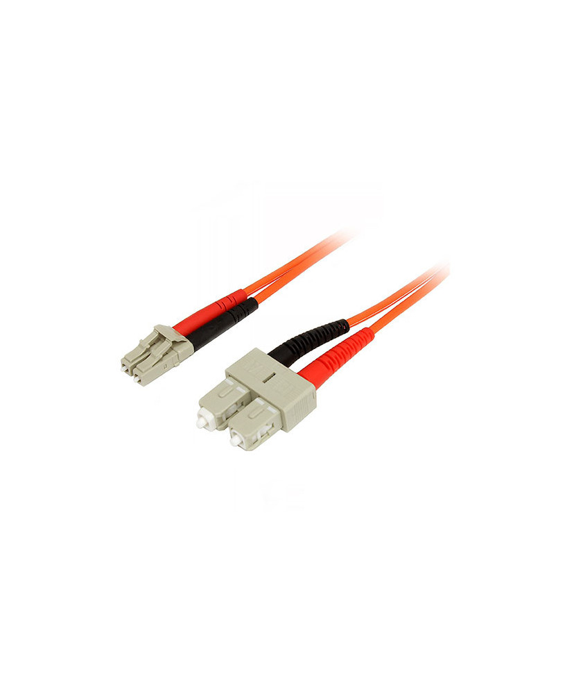 Buy StarTech 2m Multimode Duplex LC to SC 50/125μm Fibre Optic Cable 50FIBLCSC2