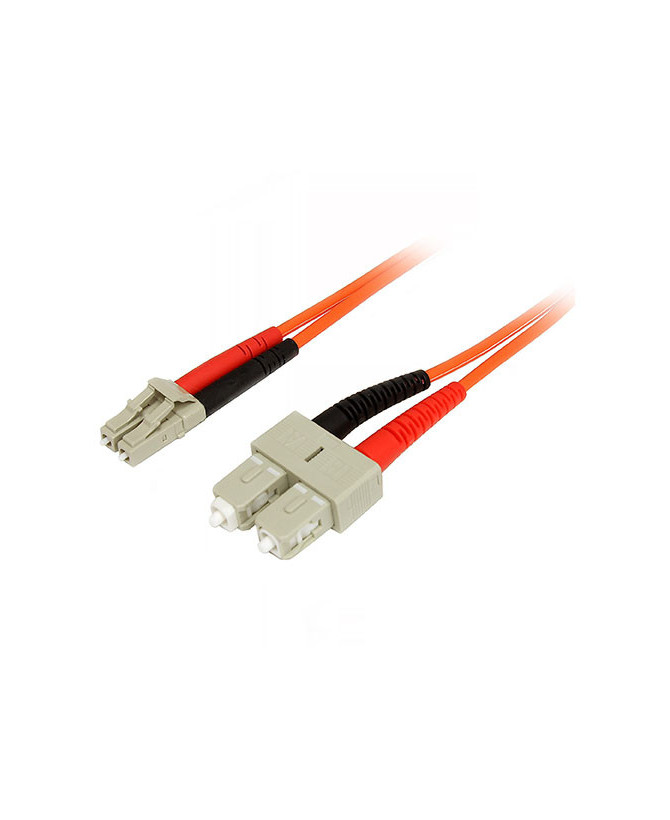 Buy StarTech 2m Multimode Duplex LC to SC 50/125μm Fibre Optic Cable 50FIBLCSC2