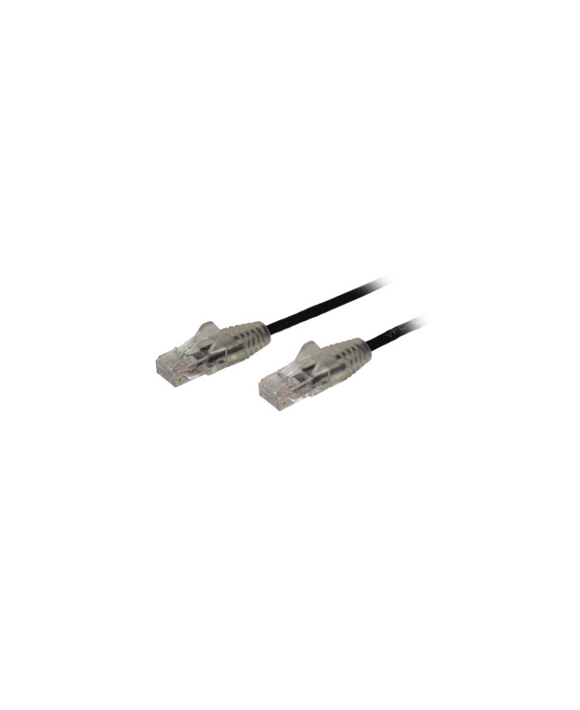 Buy StarTech 0.5m Cat6 Snagless Slim Ethernet Cable N6PAT50CMBKS in Black