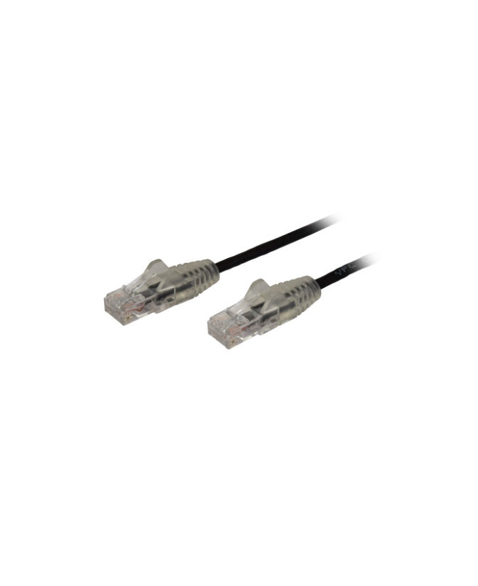 Buy StarTech 0.5m Cat6 Snagless Slim Ethernet Cable N6PAT50CMBKS in Black