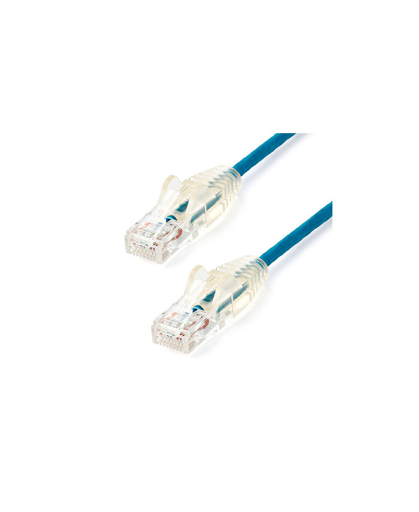 Buy StarTech 2m Slim CAT6 Cable with Snagless RJ45 Connectors N6PAT200CMBLS in Blue