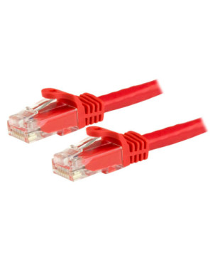 Buy Startech 15m CAT6 Patch Cord Snagless with Strain Relief Fluke Gigabit Ethernet Cable in Red N6PATC15MRD