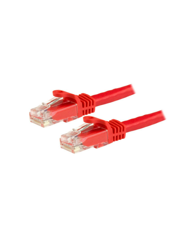 Buy Startech 15m CAT6 Patch Cord Snagless with Strain Relief Fluke Gigabit Ethernet Cable in Red N6PATC15MRD