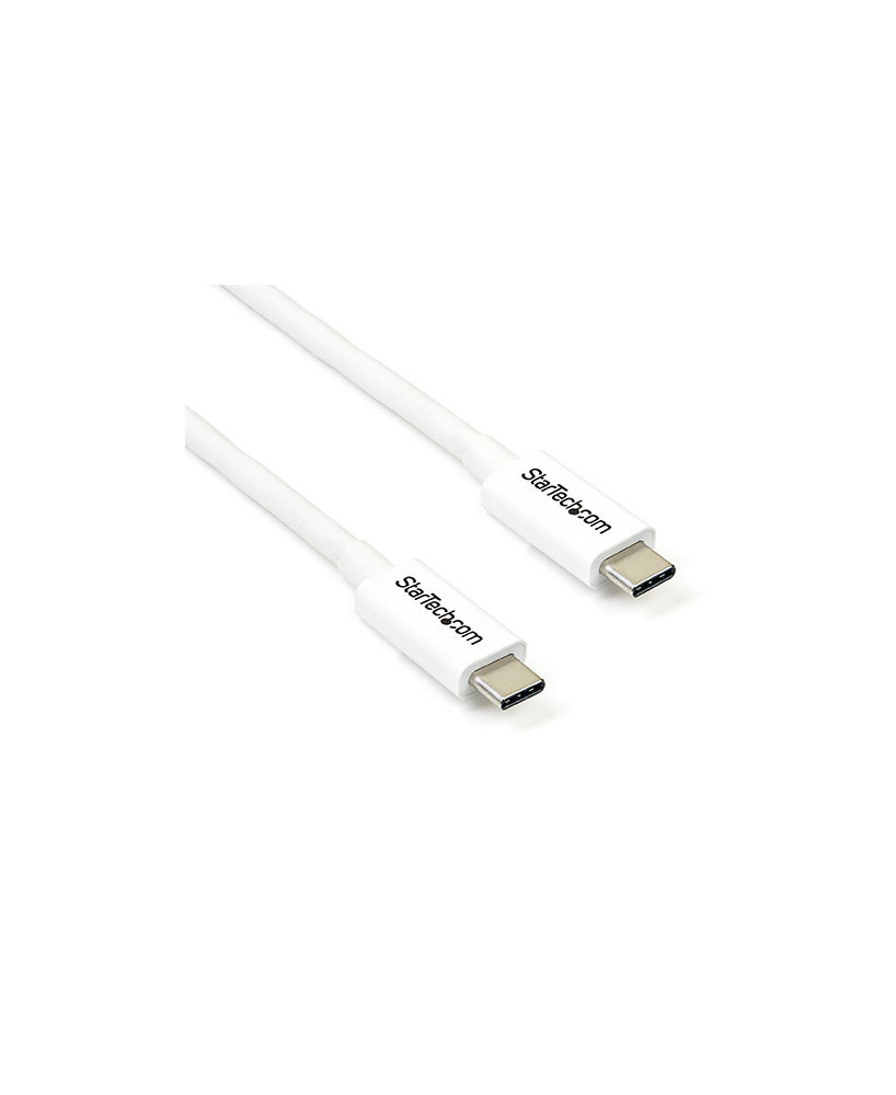 Buy StarTech 2m Thunderbolt 3 Cable TBLT3MM2MW in White