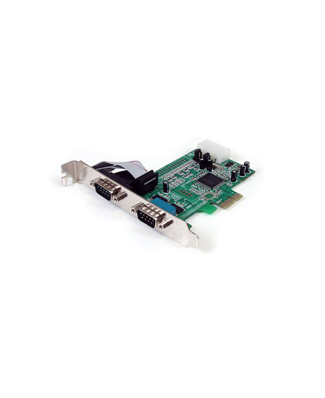 Buy StarTech 2 Port Native PCI Express RS232 Serial Adapter Card PEX2S553 with 16550 UART