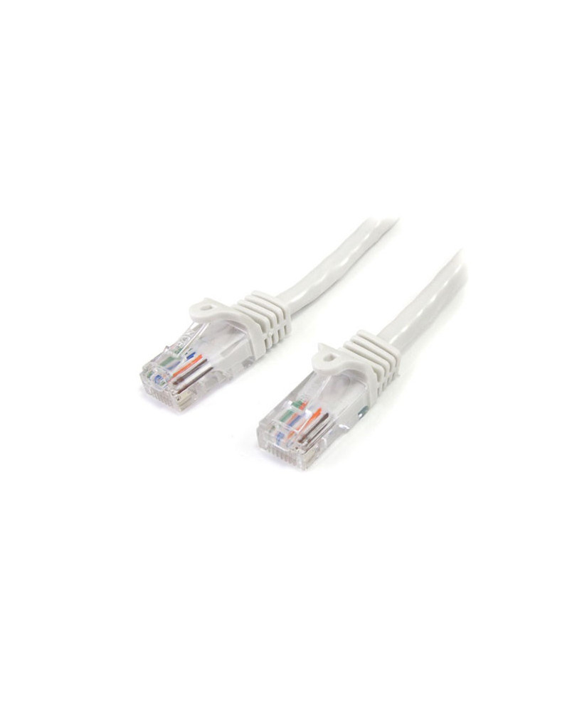 Buy StarTech 3m Cat5e Patch Cable with Snagless RJ45 Connectors 45PAT3MWH for Network Device