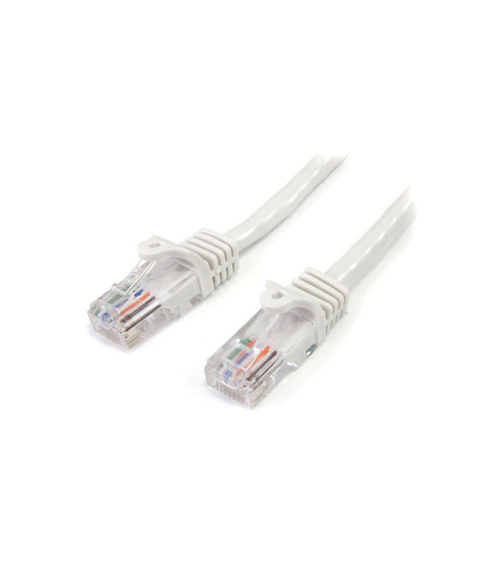 Buy StarTech 3m Cat5e Patch Cable with Snagless RJ45 Connectors 45PAT3MWH for Network Device