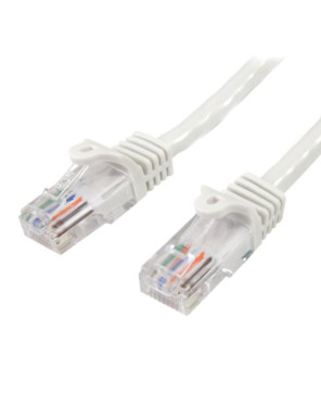 Buy StarTech 10m Cat5e Ethernet Patch Cable with Snagless RJ45 Connectors in White 45PAT10MWH for Network Device