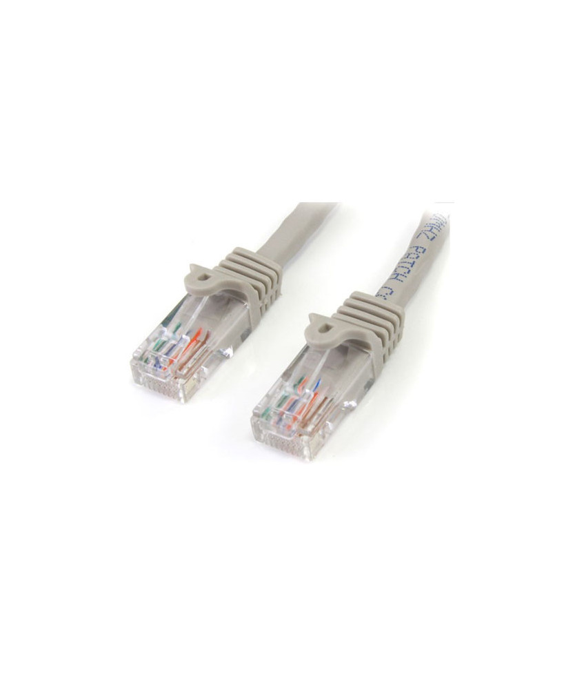 Buy StarTech 5m Cat5e Patch Cable with Snagless RJ45 Connectors in Grey 45PAT5MGR for Network Device