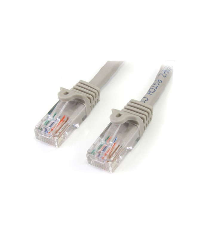 Buy StarTech 5m Cat5e Patch Cable with Snagless RJ45 Connectors in Grey 45PAT5MGR for Network Device