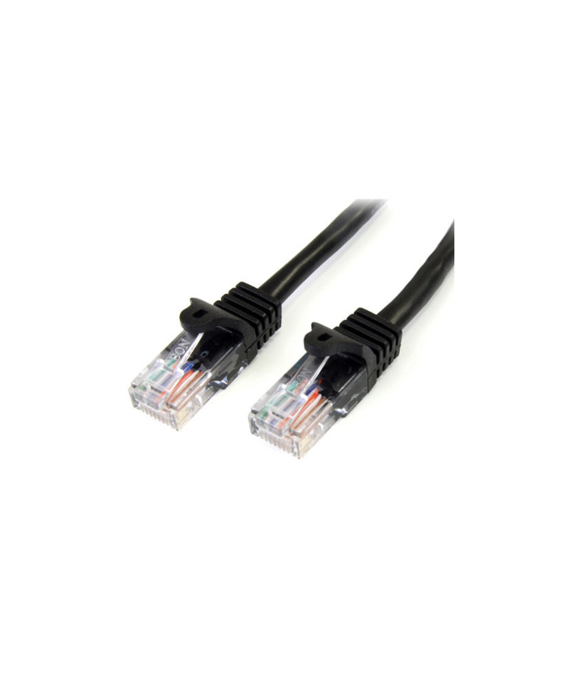 Buy StarTech 3m Cat5e Patch Cable in Black 45PAT3MBK for Network Device