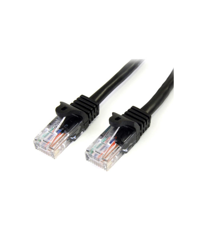 Buy StarTech 3m Cat5e Patch Cable in Black 45PAT3MBK for Network Device