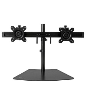 Buy StarTech Low-Profile Base Dual-Monitor Stand in Black ARMBARDUO for up to 24" Monitors