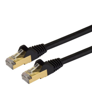 Buy StarTech 14ft CAT6a Ethernet Cable in Black C6ASPAT14BK for Desktop Computer