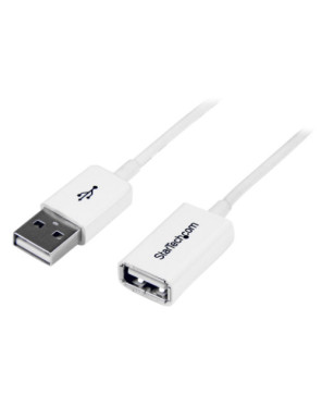 Buy StarTech 3m USB 2.0 Extension Cable A to A USBEXTPAA3MW in White