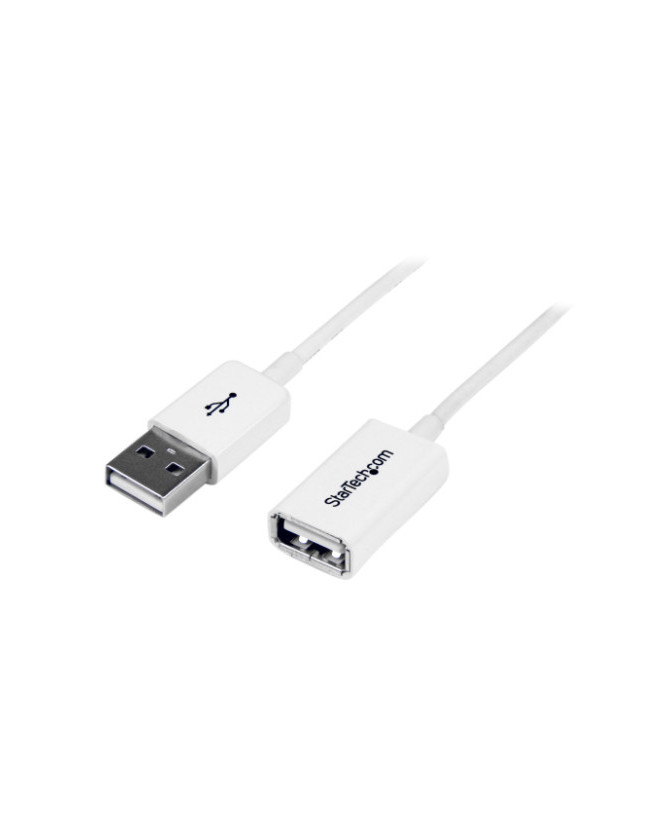 Buy StarTech 3m USB 2.0 Extension Cable A to A USBEXTPAA3MW in White