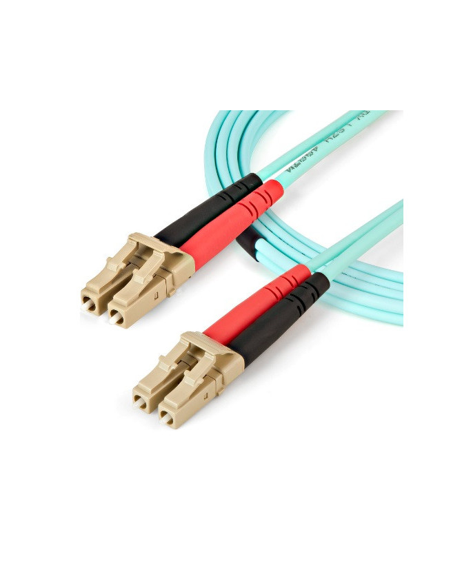 Buy StarTech 450FBLCLC5 5M OM4 Duplex Multimode Fiber Optic Cable in Aqua