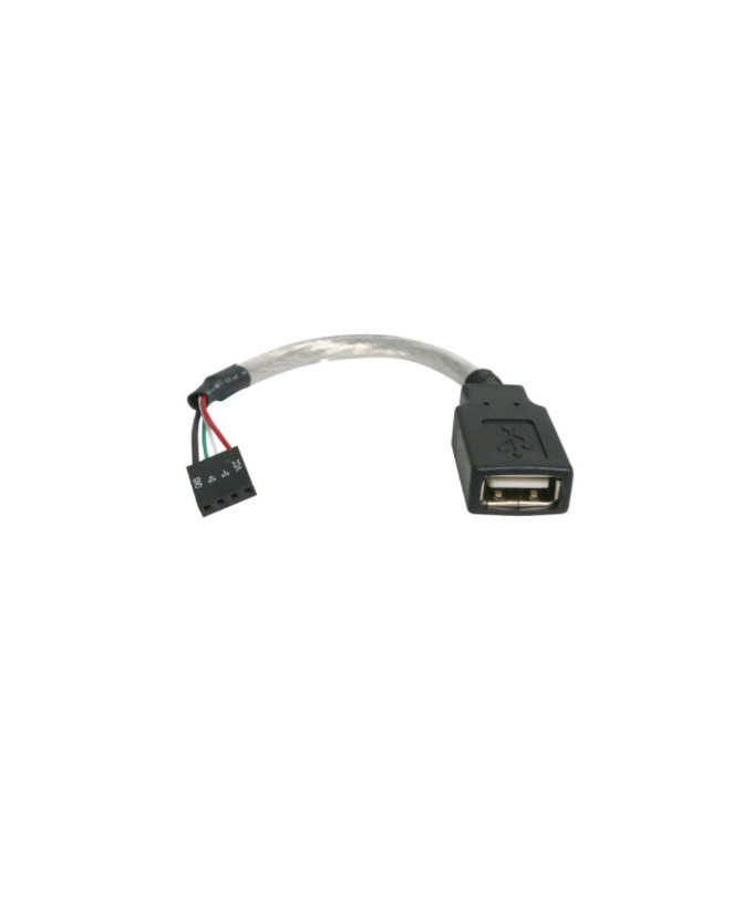 Buy Startech 15cm USB 2.0 USB-A To USB 4Pin Connector To Motherboard F To F Cable USBMBADAPT