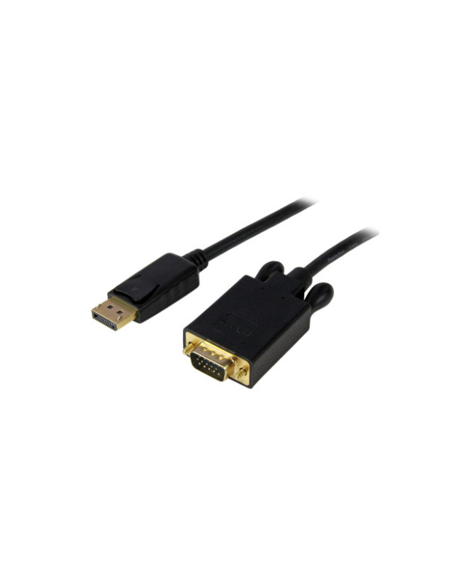 Buy StarTech 1.8m DisplayPort to VGA Adapter Converter Cable DP2VGAMM6B in Black