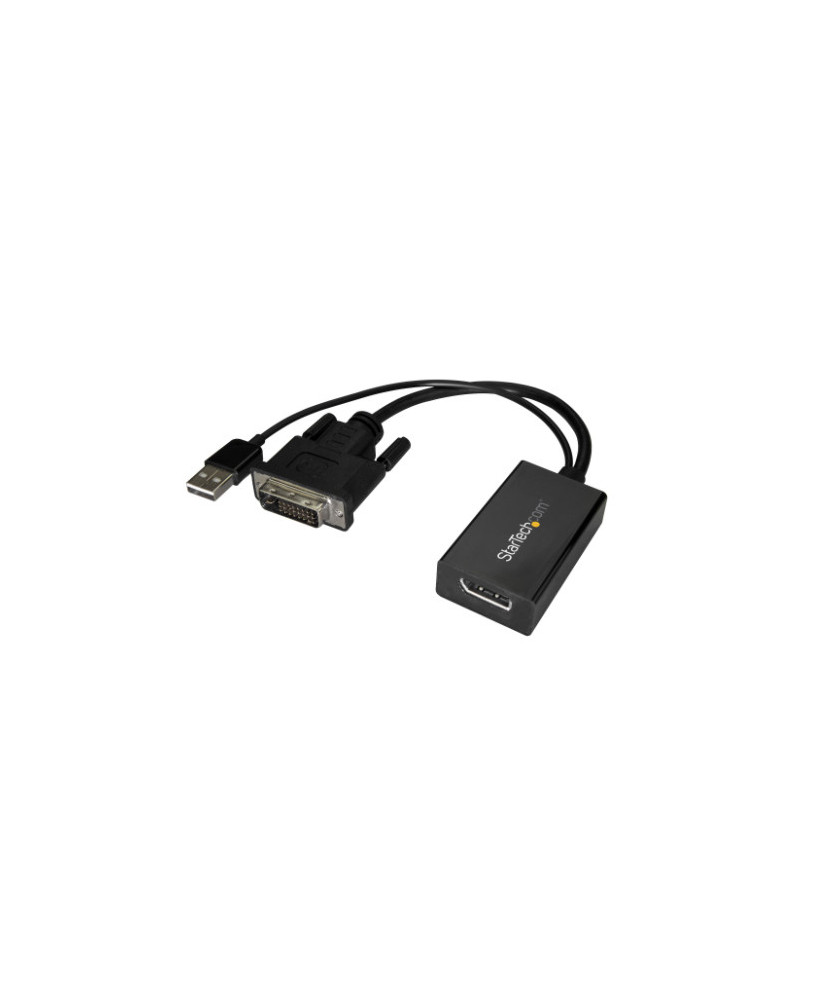 Buy StarTech DVI to DisplayPort Adapter with USB Power DVI2DP2 for Monitor, Notebook