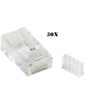 Startech Cat 6 RJ45 Modular Plug CRJ45C6SOL50 for Solid Wire