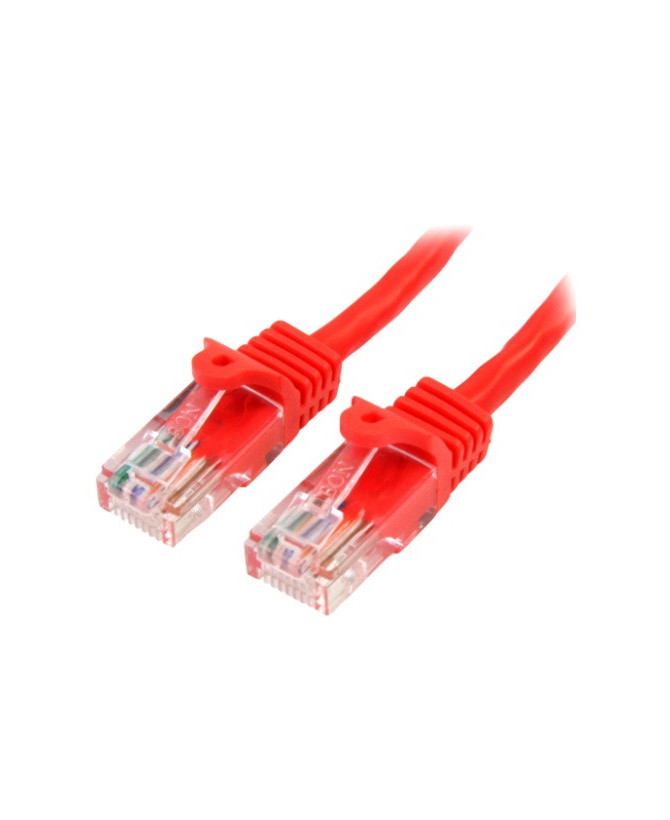 Buy Startech 3M Cat5e Snagless RJ45 UTP Patch Cable in Red 45PAT3MRD for Network Device