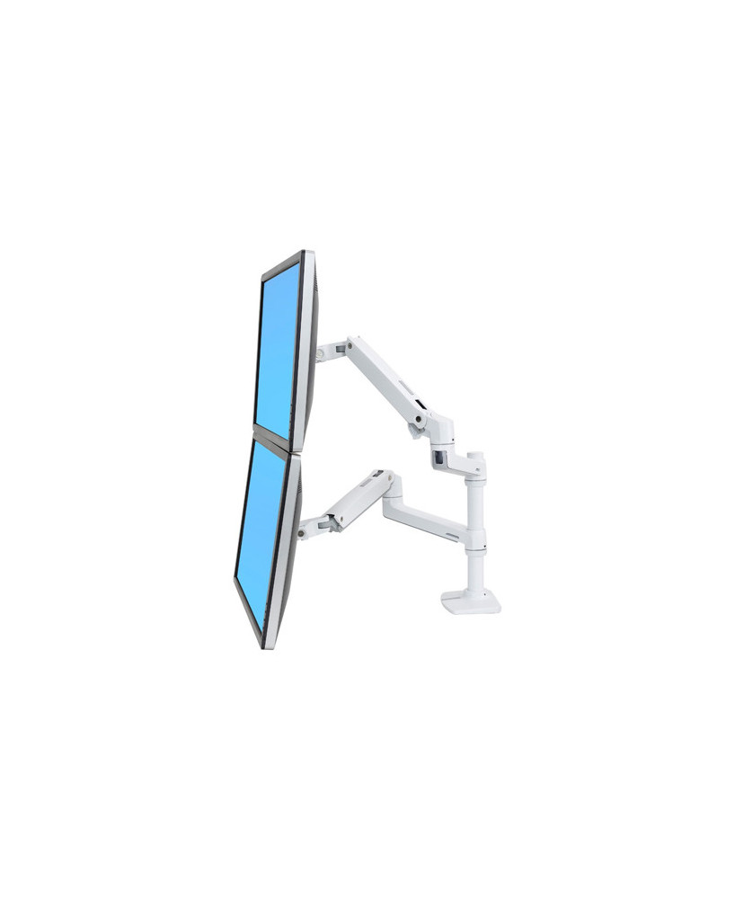 Buy Ergotron LX Dual Stacking Arm 45-492-216 in White