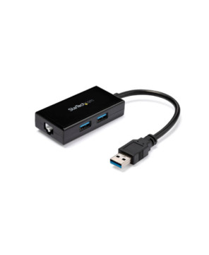 Buy Startech 2 Port USB 3.0 Hub with Gigabit Ethernet Network Adapter USB31000S2H for Windows, Mac and Chrome