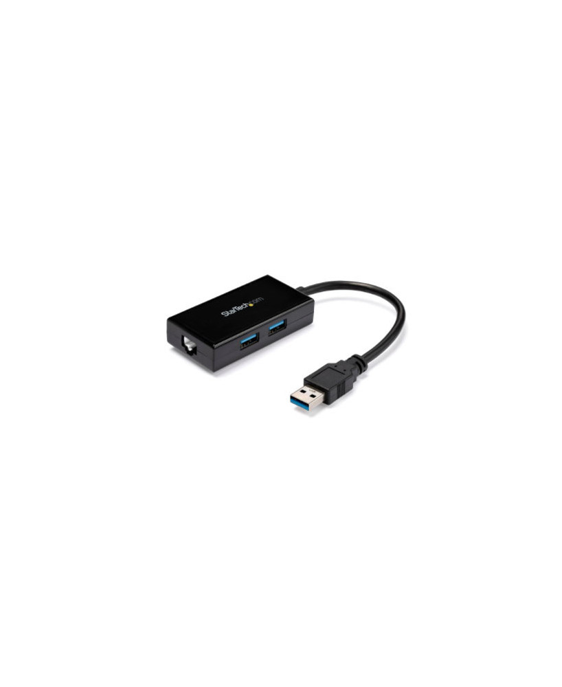 Buy Startech 2 Port USB 3.0 Hub with Gigabit Ethernet Network Adapter USB31000S2H for Windows, Mac and Chrome