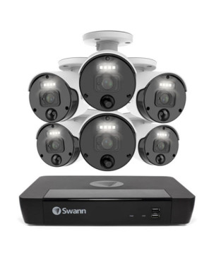 Swann Master-Series 6 Camera with 8 Channel 2TB HDD NVR Security System SWNVK-876806-AU