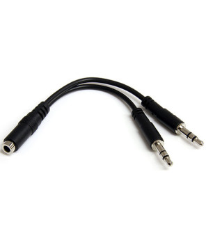 Buy StarTech 3.5mm 4 Position to 2x 3 Position 3.5mm Headset Splitter Adapter MUYHSFMM for Notebook, Audio Device