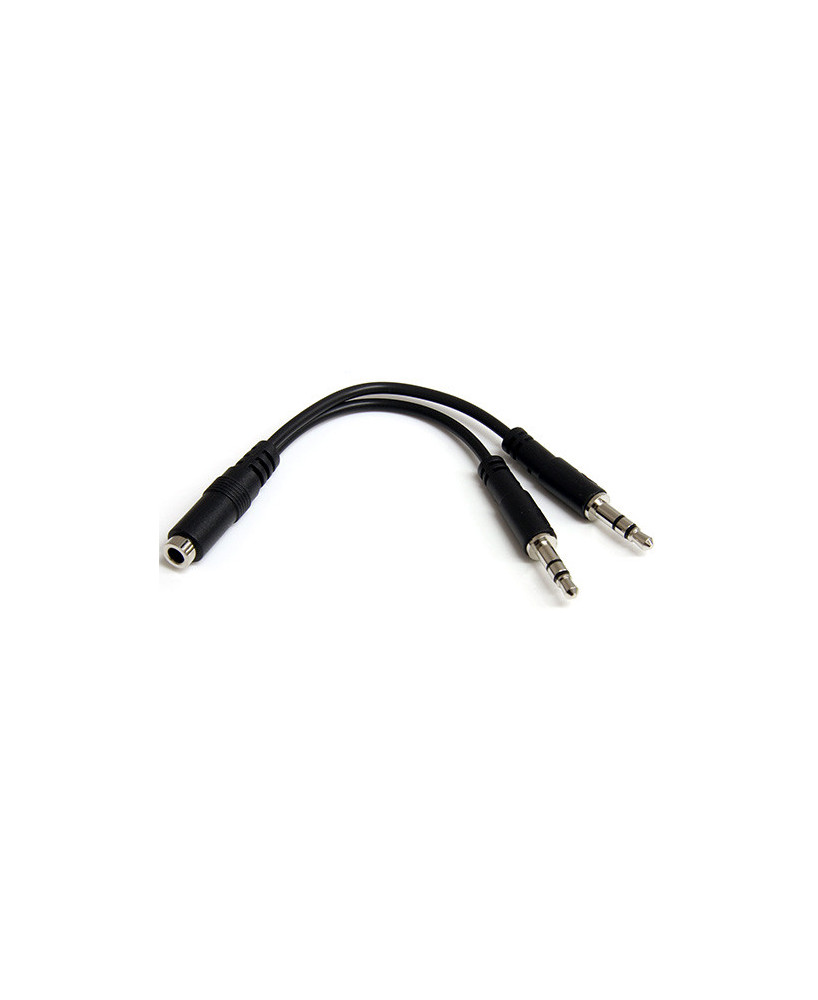 Buy StarTech 3.5mm 4 Position to 2x 3 Position 3.5mm Headset Splitter Adapter MUYHSFMM for Notebook, Audio Device