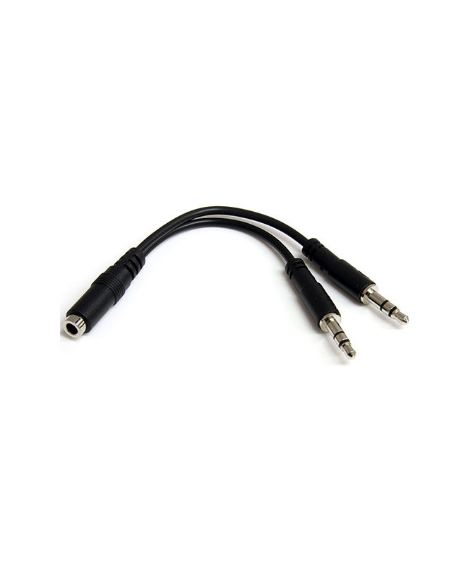 Buy StarTech 3.5mm 4 Position to 2x 3 Position 3.5mm Headset Splitter Adapter MUYHSFMM for Notebook, Audio Device