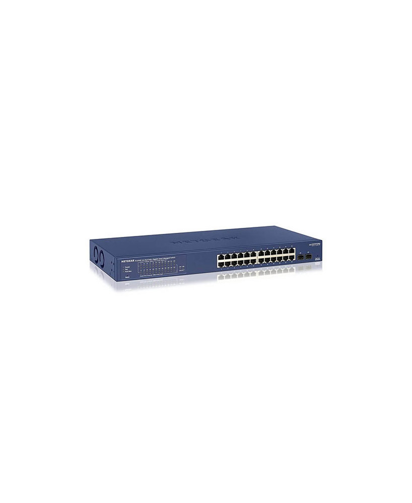 Buy NetGear 24-Port Gigabit PoE+ Smart Managed Pro Switch GS724TP-200AJS with 2 SFP Ports